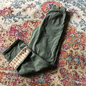 Vintage Women’s High Waisted J Crew Lined Khakis 6